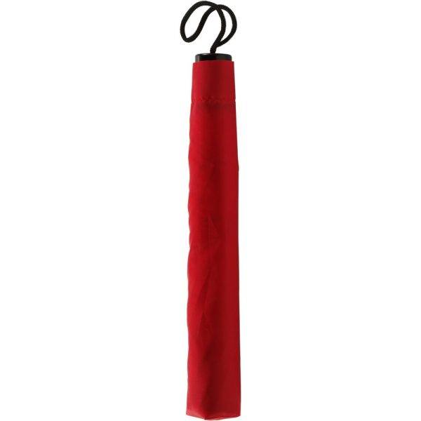 Parapluie manuel, pliable rouge personnalisable avec logo