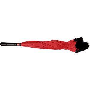 Parapluie manuel réversible rouge personnalisable avec logo