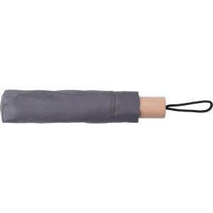 Parapluie manuel RPET gris personnalisable avec logo