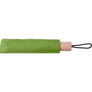 Parapluie manuel RPET vert claire personnalisable avec logo