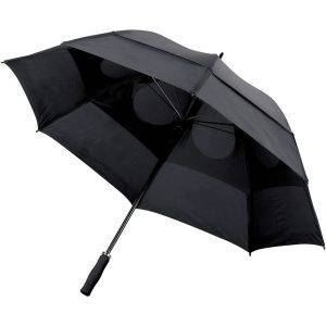 Parapluie manuel tempête noir personnalisable avec logo