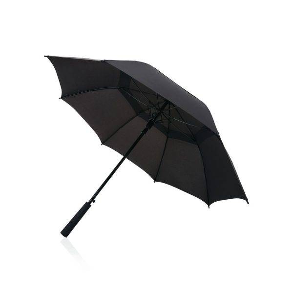 Parapluie tempête 23" Swiss peak AWARE™ Tornado noir personnalisable