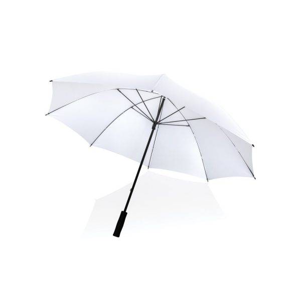 Parapluie tempête 30" en rPET 190T Impact AWARE™ blanc personnalisable