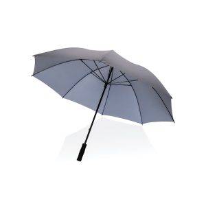Parapluie tempête 30" en rPET 190T Impact AWARE™ gris personnalisable