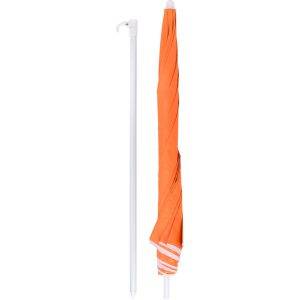 Parasol orange personnalisable avec logo