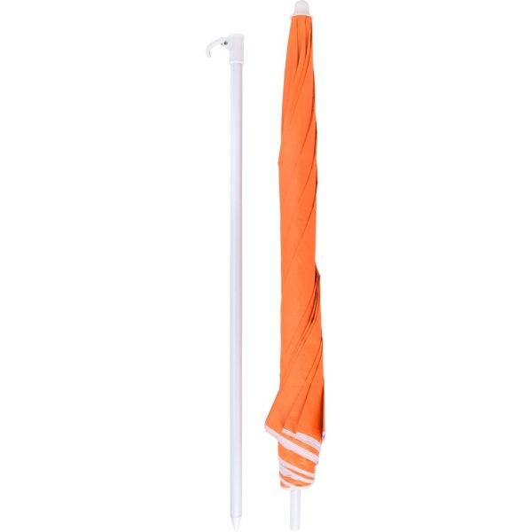 Parasol orange personnalisable avec logo