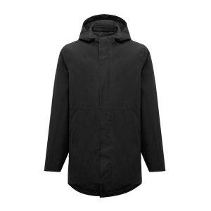Parka en polyester recyclé IQONIQ Thelon black personnalisable – réf. T9702.001.XL