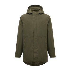 Parka en polyester recyclé IQONIQ Thelon khaki personnalisable