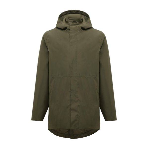 Parka en polyester recyclé IQONIQ Thelon khaki personnalisable