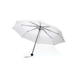 Petit parapluie à main 21" Impact AWARE RPET blanc personnalisable