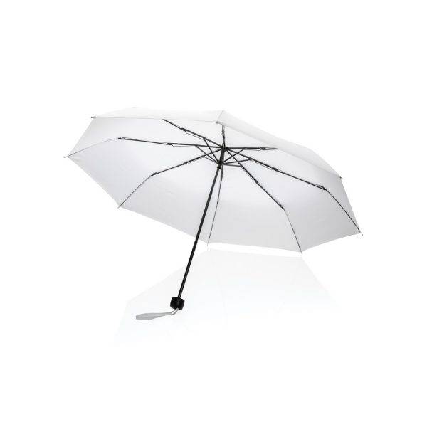 Petit parapluie à main 21" Impact AWARE RPET blanc personnalisable