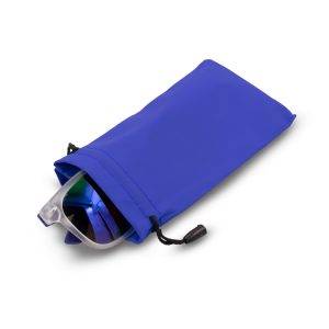 Pochette pour les lunettes Alvorina bleu marine personnalisable