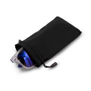 Pochette pour les lunettes Alvorina noir personnalisable avec logo