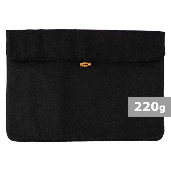 Pochette pour ordinateur portable 15" noir personnalisable avec logo
