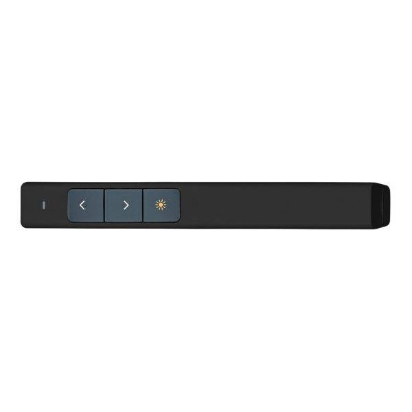 Pointeur laser USB noir personnalisable avec logo