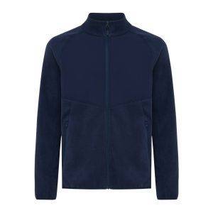 Polaire à zip en polyester recyclé IQONIQ Talung bleu personnalisable – réf. T9603.002.XS