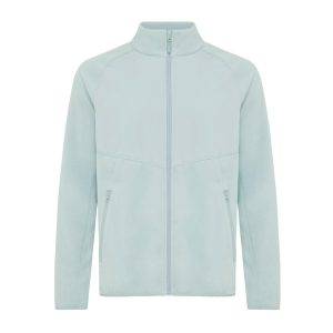 Polaire à zip en polyester recyclé IQONIQ Talung vert personnalisable – réf. T9603.023.XXS