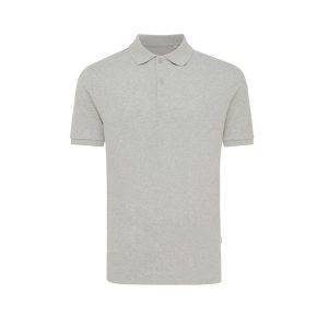 Polo en coton piqué et recyclé IQONIQ Yosemite gris personnalisable – réf. T9200.013.5XL