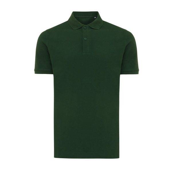 Polo en coton piqué et recyclé IQONIQ Yosemite vert personnalisable – réf. T9200.005.L