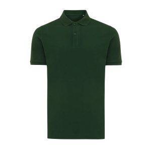 Polo en coton piqué et recyclé IQONIQ Yosemite vert personnalisable – réf. T9200.005.M