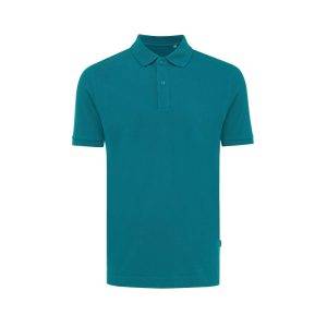 Polo en coton piqué et recyclé IQONIQ Yosemite vert personnalisable – réf. T9200.009.M
