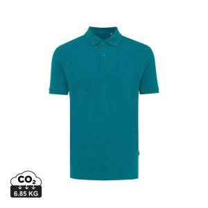 Polo en coton piqué et recyclé IQONIQ Yosemite vert personnalisable – réf. T9200.009.XXL