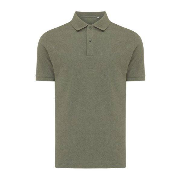 Polo en coton piqué et recyclé IQONIQ Yosemite vert personnalisable – réf. T9200.015.4XL