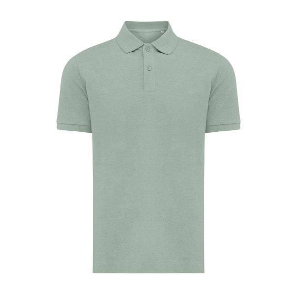 Polo en coton piqué et recyclé IQONIQ Yosemite vert personnalisable – réf. T9200.023.XL