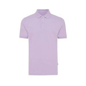 Polo en coton piqué et recyclé IQONIQ Yosemite violet personnalisable – réf. T9200.011.M