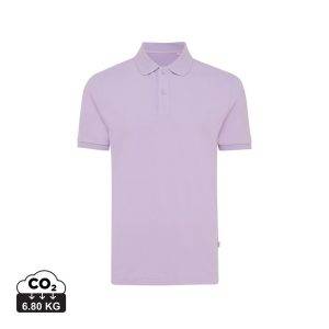 Polo en coton piqué et recyclé IQONIQ Yosemite violet personnalisable – réf. T9200.011.XL