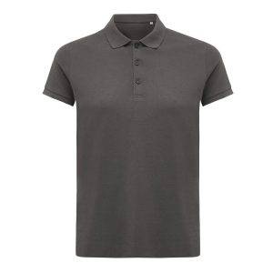 Polo en coton recyclé IQONIQ Yosemite Femme gris personnalisable – réf. T4200.019.L