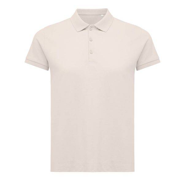 Polo en coton recyclé IQONIQ Yosemite Femme rose personnalisable