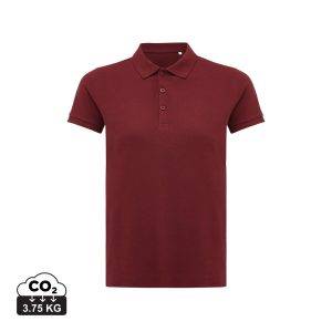 Polo en coton recyclé IQONIQ Yosemite Femme rouge personnalisable – réf. T4200.007.S