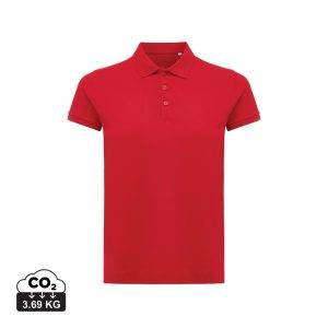 Polo en coton recyclé IQONIQ Yosemite Femme rouge personnalisable – réf. T4200.029.S