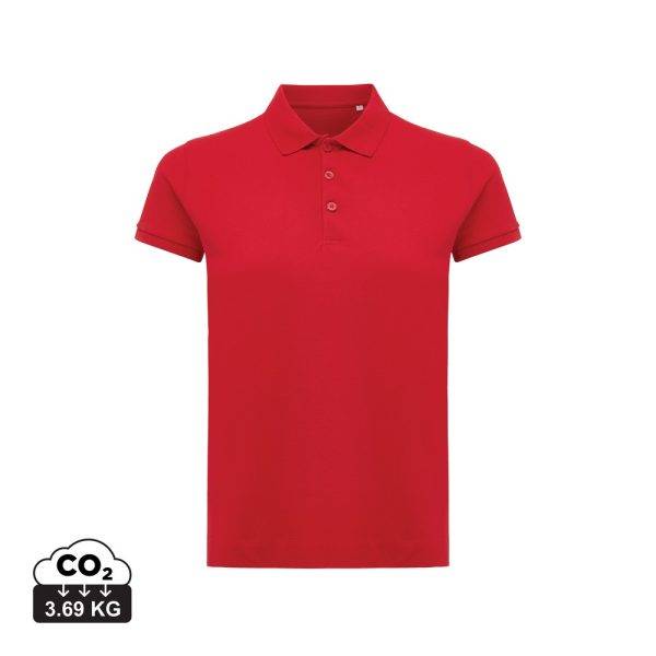 Polo en coton recyclé IQONIQ Yosemite Femme rouge personnalisable – réf. T4200.029.S