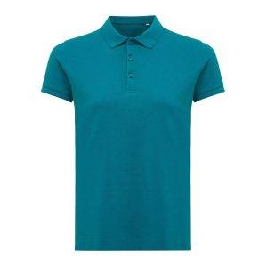 Polo en coton recyclé IQONIQ Yosemite Femme vert personnalisable – réf. T4200.009.L
