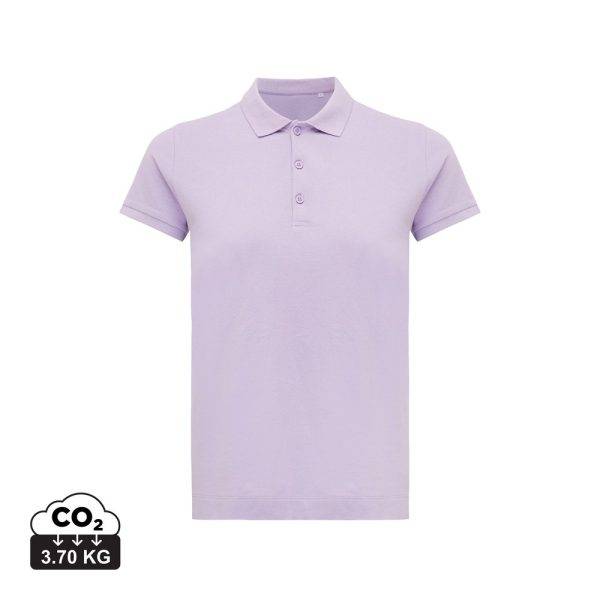 Polo en coton recyclé IQONIQ Yosemite Femme violet personnalisable – réf. T4200.011.XXS