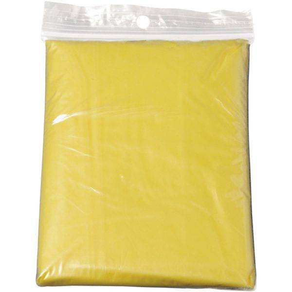 Poncho jaune personnalisable avec logo