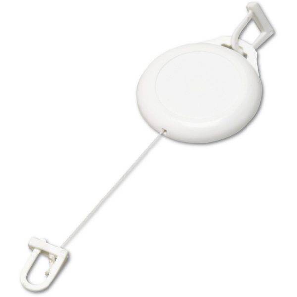 Porte-badge blanc personnalisable avec logo