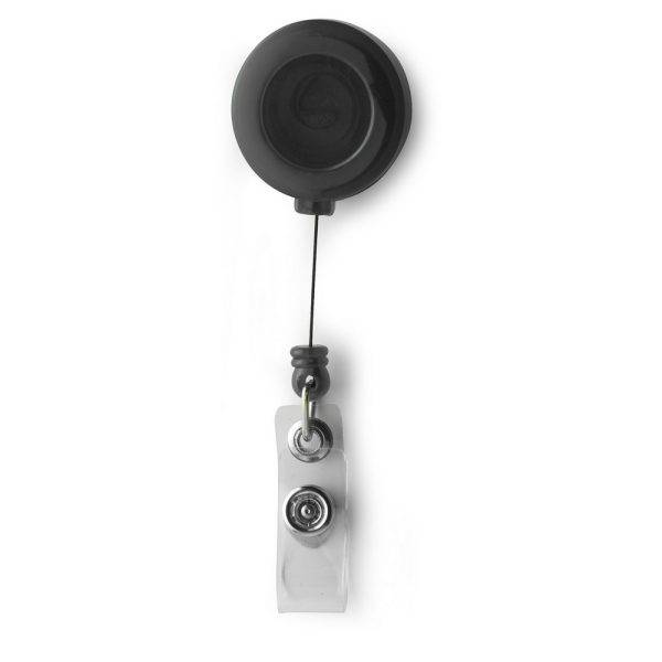Porte-badge noir personnalisable avec logo