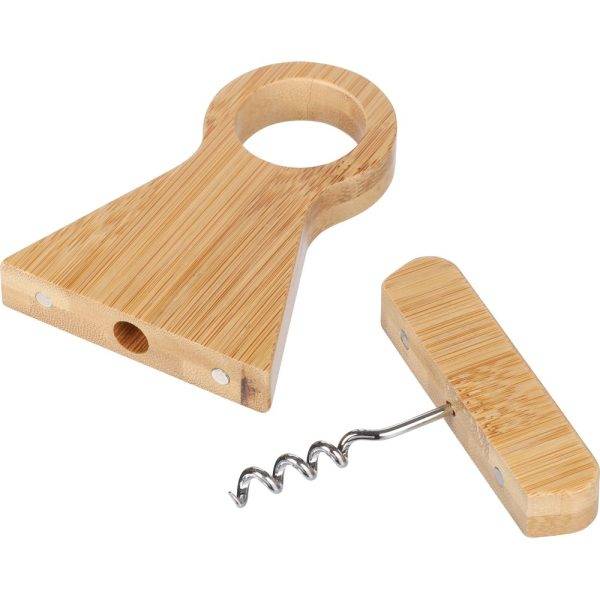 Porte-bouteille à vin brun personnalisable avec logo