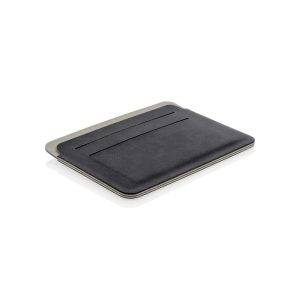 Porte-cartes anti RFID Québec gris personnalisable avec logo
