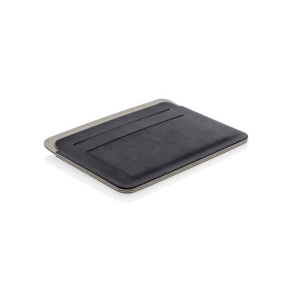 Porte-cartes anti RFID Québec gris personnalisable avec logo