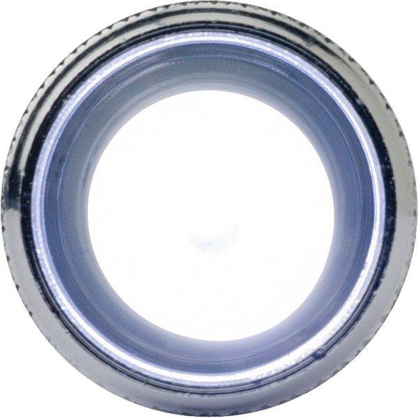 Porte-clés, 1 LED noir personnalisable avec logo