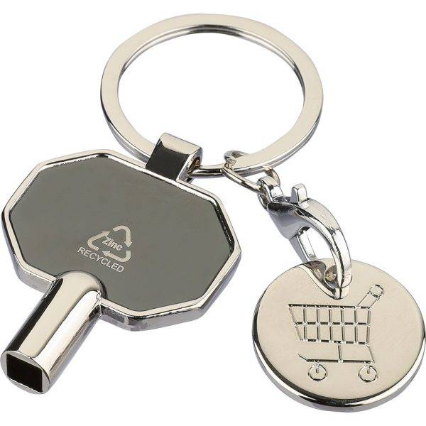 Porte-clés 3 en 1 noir personnalisable avec logo