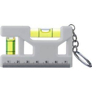 Porte-clés avec outil multifonction blanc personnalisable avec logo