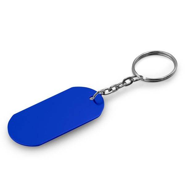 Porte-clés Belai bleu marine personnalisable avec logo
