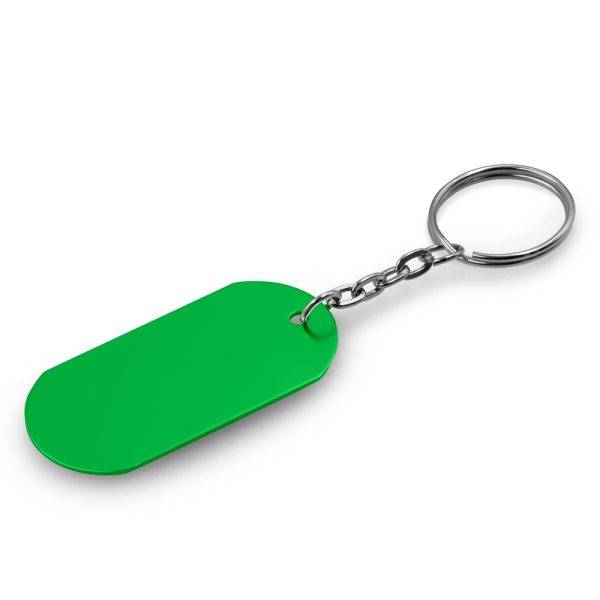 Porte-clés Belai vert personnalisable avec logo