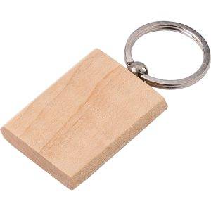 Porte-clés bois personnalisable avec logo – réf. V0550-17