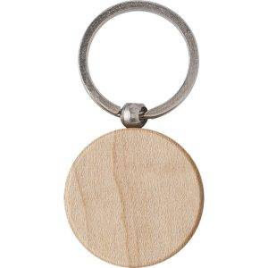 Porte-clés bois personnalisable avec logo